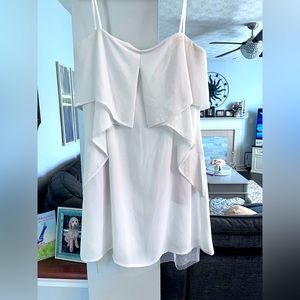 Off white mini dress by BCBG MAXAZRIA